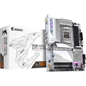 Produs Resigilat Placa de baza GIGABYTE B650E AORUS ELITE AX ICE AM5, 4x DDR5, 2x HDMI 1x USB TYPE-C, 3x PCIE x16, 3x M.2, 4x SATA 6gb/s, ATX - Img 1