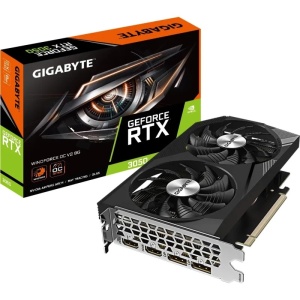 Produs Resigilat Placa Video GIGABYTE GEFORCE RTX 3050 WINDFORCE OC 8G V2 GDDR6 128 bit PCIE 4.0, 2x DP 2x HDMI