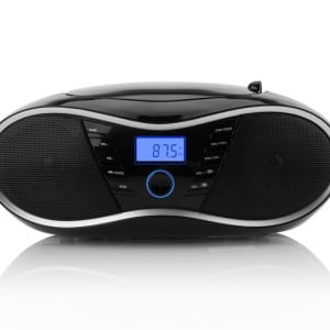 Radio cu CD si Bluetooth GoGEN CDM 388 SUBT S, 4 W, MP 3, USB, SD, AUX, ceas - Img 3