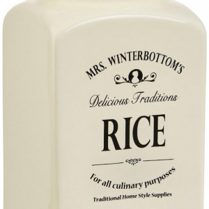 Recipient pentru orez Mrs Winterbottoms, ceramica, crem/negru, 11 x 21 x 11 cm, 1,3L - Img 3