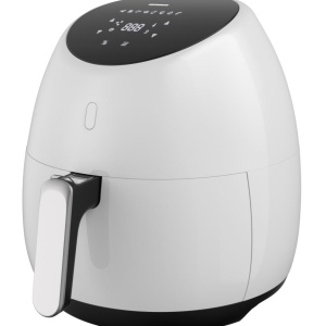 RESIGILAT – FRITEUZA CU AER CALD HEINNER HAF-B2000WH, Putere 2000W, Capacitate cos: 5L, Afisaj digital, Timer max. 60 min, Alb