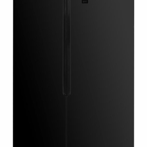 RESIGILAT – SIDE BY SIDE HEINNER HSBS-H532NFGBKF+, Clasa F, 532L, No Frost, Display LED touch, H 177cm, Negru