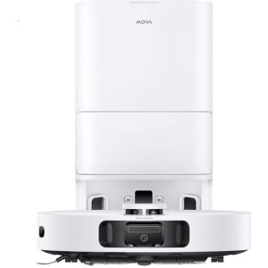 RESIGILAT (ca nou) - Robot de aspirare MOVA E40 Ultra, 19.000 Pa, 5.200mAh, 260 min, Single-line Laser, statie colectare inteligenta, Alb