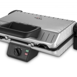 RESIGILAT - Contact grill GALLET CHARTRES GRI660, 1600W, placi detasabile, deschidere la 180 grade - Img 4