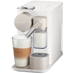 RESIGILAT Espressor cu capsule Nespresso Lattissima One EN500W, 19 bari, 1L, alb