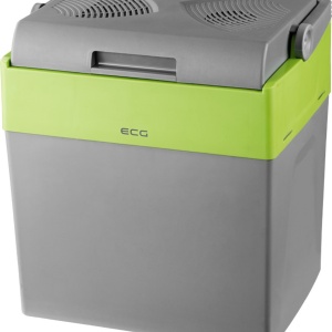 RESIGILAT - Lada frigorifica auto cu functie de incalzire si racire ECG AC 3022 HC Dual, 28 L, 12V, 230V, mod ECO, gri/verde - Img 1