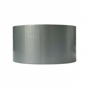 Rola de banda adeziva TopSoon, polietilena, argintiu, 25 m x 50 mm