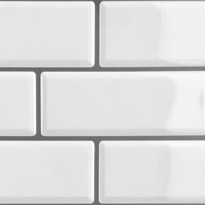 Set 12 plăci autocolante din PVC, alb, 30 x 15 cm - Img 2