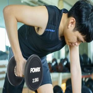 Set 2 gantere, 2x2.5 Kg, premium, din cauciuc, cu maner cromat, Resigilat, Grad A - Img 4