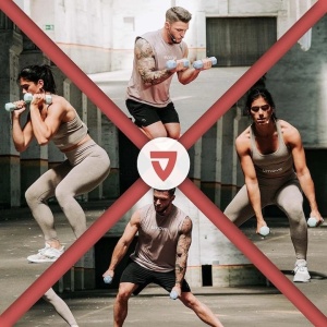 Set 2 gantere VIA FORTIS, 2x1 Kg, premium, din fonta cu invelis din neopren, Resigilat, Grad A - Img 3