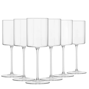 Set 6 pahare vin Quasar & Co., model drept, 400 ml, sticla, transparent - Img 4