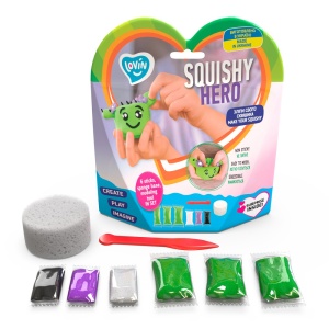 Set Air Clay cu argila usoara pentru modelaj Lovin - 6 culori - Squishy Hero - Cactusita - Img 3