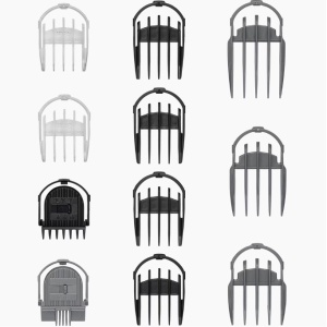 Set aparat de tuns parul si barba Babyliss Super-x Metal Series MT992E, 15 in 1 multi trimmer, auriu/albastru marin, Resigilat, Grad A - Img 5