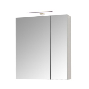 Set Baza, lavoar baie GN0541 cu usi si oglinda Celine - 60 cm alb - Img 1