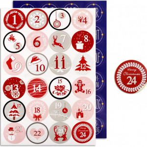 Set calendar de advent YIRSUR, textil/lemn, 24 saculeti, multicolor, 10 x 14 cm - Img 5