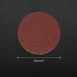 Set de 100 de discuri abrazive Leontool, oxid de aluminiu, rosu, 100, 5,5 cm - Img 4