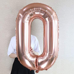 Set de 2 baloane pentru aniversare 40 ani Feelairy, folie, rose, 100 cm - Img 5