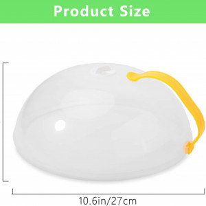 Set de 2 capace pentru alimente Lauon, plastic, transparent/portocaliu/galben, 27 x 10 cm - Img 5