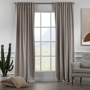 Set de 2 draperii Lilijan Home & Curtain, poliester, gri, 140 x 400 cm