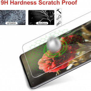 Set de 2 folii de protectie ecran pentru Samsung Galaxy A21 REROXE, sticla securizata, transparent - Img 3