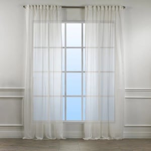 Set de 2 perdele Lilijan Home & Curtain, textil, crem, 140 x 265 cm