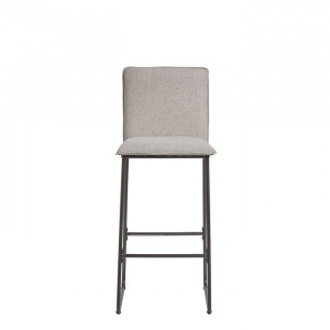 Set de 2 scaune de bar Yoko, taupe, 102 x 55 x 43 cm - Img 2
