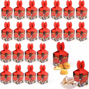 Set de 24 cutii pentru dulciuri pentru copii Gxhong, hartie, animat, multicolor, 10 x 8,5 x 8,5 cm 