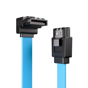 Set de 3 cabluri SATA III 10Gtek, plastic/PVC, albastru/negru, 50 cm