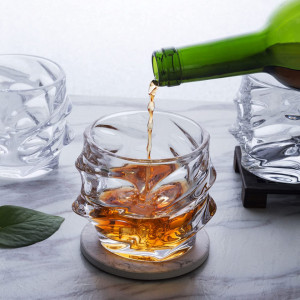 Set de 4 pahare pentru whisky LANFULA, sticla, transparent, 320 ml - Img 5