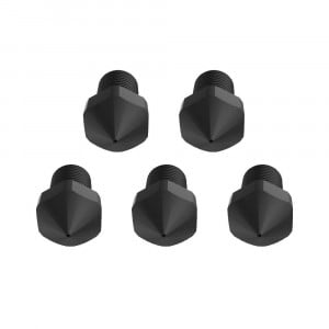 Set de 5 duze pentru imprimanta 3D Guider2S Flashforge, alama, negru, 0,6 mm