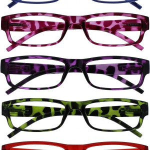 Set de 5 perechi de ochelari pentru citit Opulize, multicolor, +2.00