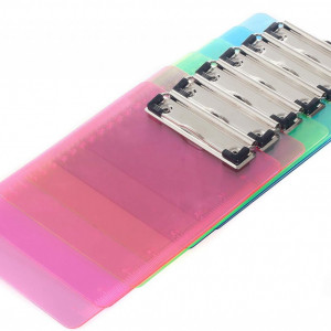 Set de 6 clipboard-uri A5 TUKA-i-AKUT, plastic/metal, multicolor