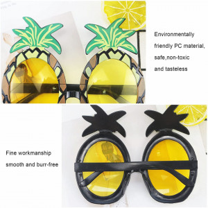 Set de 6 perechi de ochelari pentru recuzita foto JellnZs, Hawaiian Tropical, PPT, multicolor - Img 5