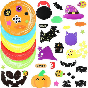 Kit de 9 piese de Halloween Haooryx, hartie, multicolor, 