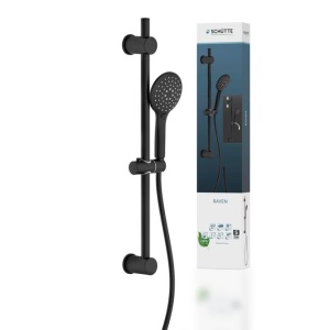 Set de dus / baterie, Raven negru - Img 1