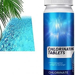 Set de tablete efervescente cu clor pentru curatarea piscinei Gnaumore, alb, 100 g