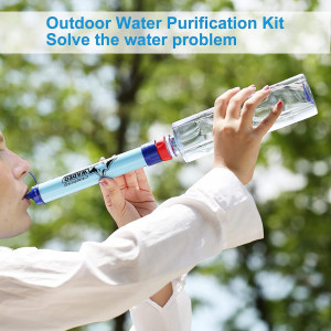 Set filtru pentru apa cu accesorii WADEO, plastic/TPU, albastru, 3 L - Img 7