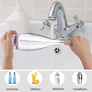 Set husa de protectie pentru sticla SodaStream si o perie Tcjj, textil, multicolor