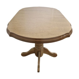 Set masa living SB Nork Stejar sonoma plus 6 scaune SB Tim, 74x90x160/200 cm - Img 3
