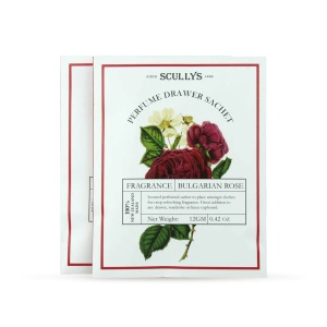 Set Pliculețe Parfumate Trandafir Bulgăresc, Scullys, 2x12 g