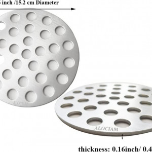 Sita pentru filtrul piscinei Alociam, aluminiu, argintiu, 15,2 x 0,42 cm - Img 2