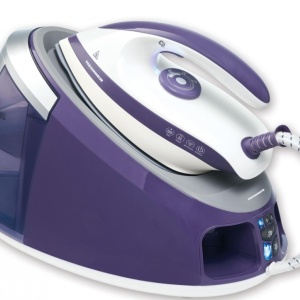 Statie de calcat Heinner HIS-D3006V, Putere 3000W (2200W boiler + 800W fier), 5.5Bar, 1.7L, Talpa ceramica, Mov - Img 1