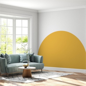 Sticker decorativ de perete Re-Bloom, vinil, galben, 60 x 100 cm - Img 1