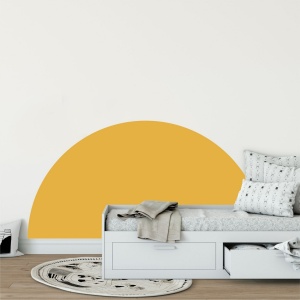 Sticker decorativ de perete Re-Bloom, vinil, galben, 60 x 100 cm - Img 2