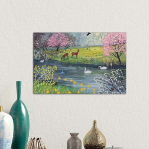 Tablou By Spring River by Jo Grundy, 45 x 66 cm - Img 2