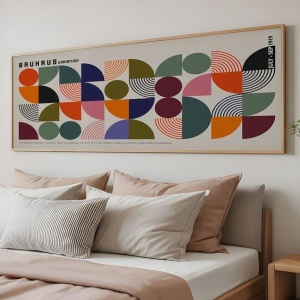 Tablou decorativ MDF/lemn masiv, 33x70 cm, MDF 2.7mm, cadru lemn masiv 2 cm, imprimare digitala, multicolor - Verificat A · Re-Bloom - Img 4