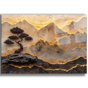Tablou decorativ pe sticla securizata 70x100 cm, multicolor - Verificat A · Re-Bloom