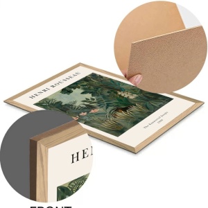 Tablou decorativ Re-Bloom, MDF, multicolor, 33 x 48 cm - Img 3