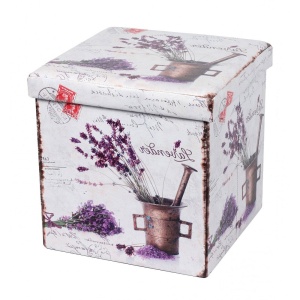 Taburete cu spatiu de depozitare Design 38 x 38 Lavanda New - Img 2