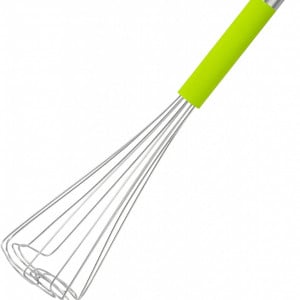 Tel plat pentru bucatarie Uulki, otel inoxidabil/plastic, verde/argintiu, 27 cm - Img 1